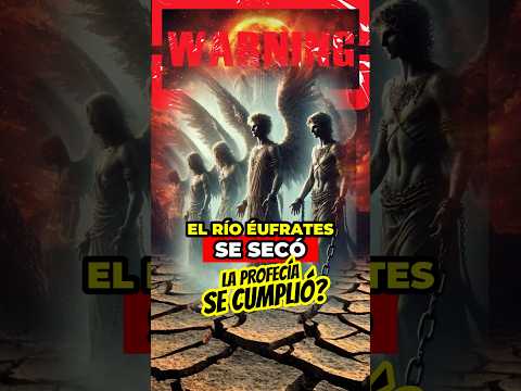 El río Éufrates se secó la profecía de Apocalipsis #biblia #dios #jesus #shorts