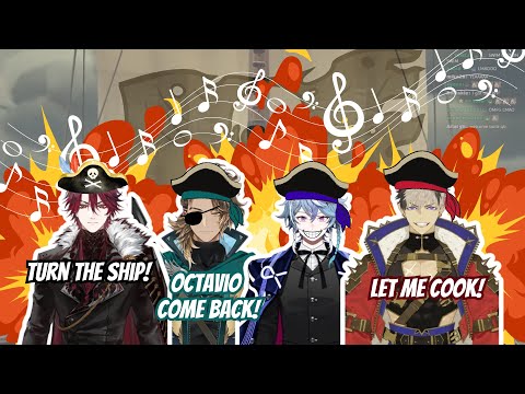 Armis' Ship Under Fire—Ruze Works on the Song, Octavio Just Watches! ✦ HOLOSTARS EN ✦ ARMIS