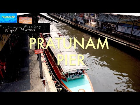 Khlong Saen Saep Boat Service Pratunam Pier Bangkok Thailand Canal Boats Tourist Attraction