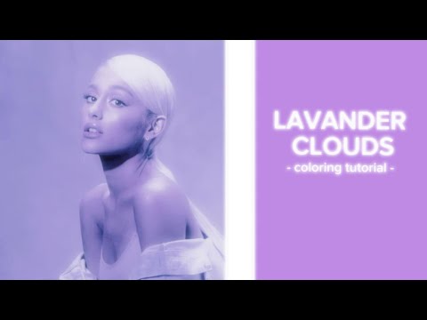 My Lavender Clouds colouring tutorial💜💜