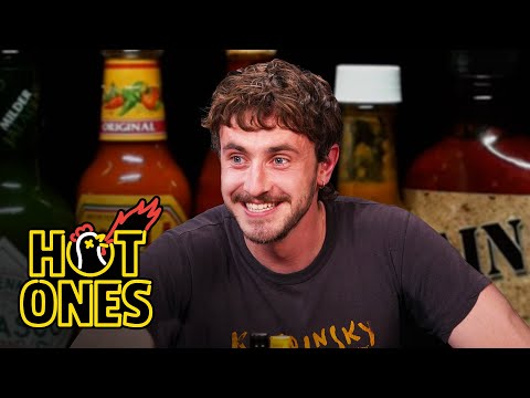 Paul Mescal Is a Big Brave Strong Boy While Eating Spicy Wings | Hot Ones