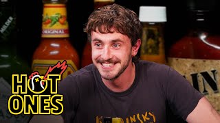 Paul Mescal Is a Big Brave Strong Boy While Eating Spicy Wings | Hot Ones