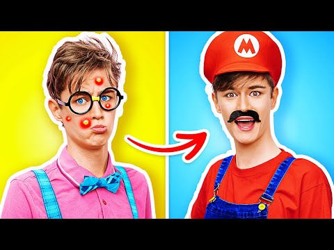 SUPER MARIO Becomes POPULAR! Ultimate BEAUTY HACKS from TikTok for a DATE by La La Life Emoji