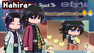 Hashiras React To Giyu Becoming a Chicken Mom🐥🐣🧡 | Gacha Life 2 | Demon Slayer | Kny | React Video