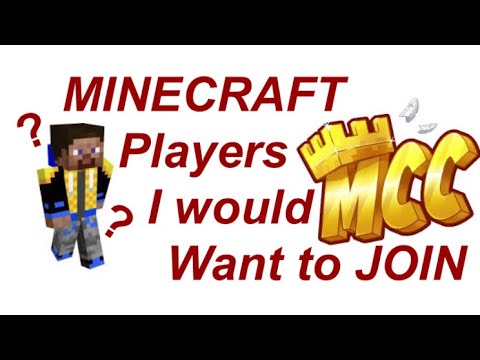 Minecraft Players I would Want to JOIN MCC! #mcc #shorts