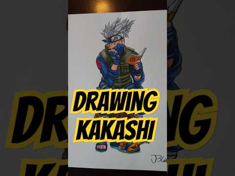 Drawing Kakashi. Finished drawing #animedrawing #kakashi #mangafanart