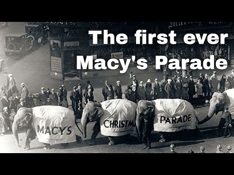 27th November 1924: First Macy’s Thanksgiving Parade takes place in New York City