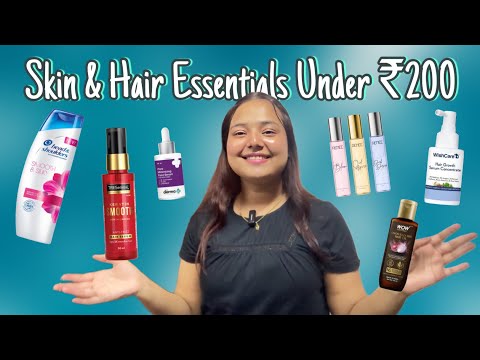 Skin & Hair Essentials You Must Have | Best Hair growth serum, oil, perfume, shampoo & face serum