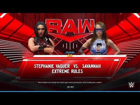 AWA Monday night dawn: Stephanie Vaquer vs Savannah