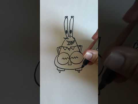 How to Draw Mr Krabs