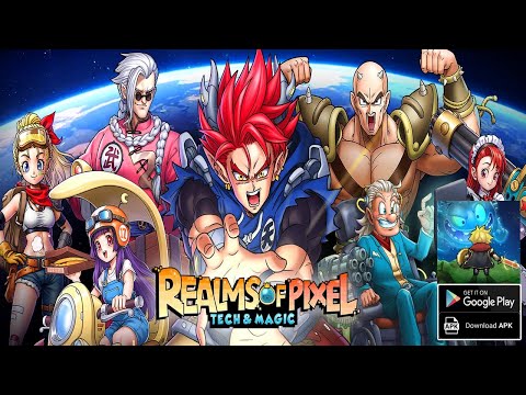 Realms of Pixel: Tech & Magic Gameplay - RPG Android