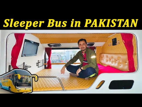 New Luxury Sleeper Bus in Pakistan | Karachi to Lahore Moon Ways (Faisal Movers) Sleeper Bus Review