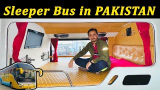 New Luxury Sleeper Bus in Pakistan | Karachi to Lahore Moon Ways (Faisal Movers) Sleeper Bus Review