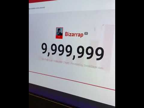 Bizarrap festejando los 10millones de suscriptores .⚠️