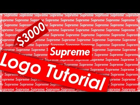 Supreme Box Logo Tutorial (In Photoshop)