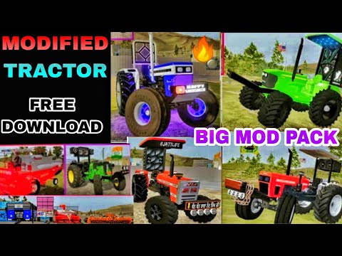 🇮🇳 Fs20 indian 🔥tractor 🚜mod download👇 link || big mod pack😎 || modified 😲tractor |farming simulator