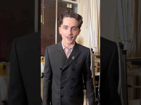 Timothée Chalamet Charms Us at the Gothams