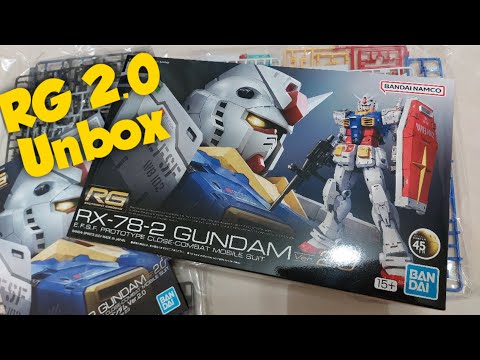 RG Gundam 2.0 RX78-2 [Unbox] #bandai #gundam #gundammor #gunpla