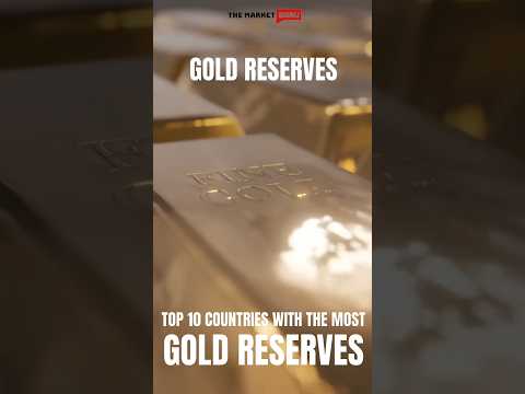 Top 10 Countries With The Most Gold Reserves #gold #stockmarket #usa #china #germany #italy #russia