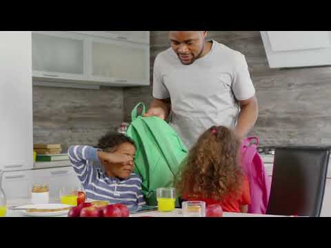 Kids Eating Breakfast | Copyright Free Video Footage