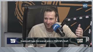 "Shedeur Sanders Will Be Giants QB!?" NFL Draft Discussion - Evan & Tiki - NY Sports Monk