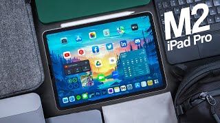 M2 iPad Pro Review 6 MONTHS LATER + My FAVORITE Accessories To Use in 2023! | Raymond Strazdas