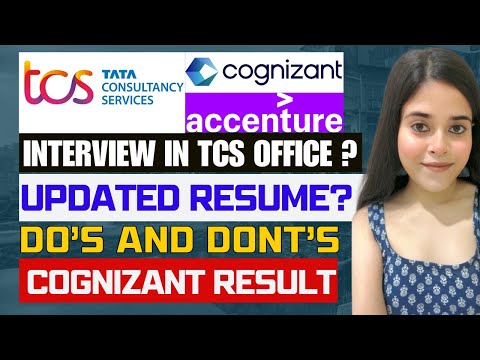 🔴TCS INTERVIEW DO'S AND DONT'S | COGNIZANT RESULT OUT | ACCENTURE REJECTION MAIL | ALL DOUBTS SOLVED