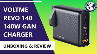 Voltme REVO 140 140W GAN multi-port USB C Charger PD 3.1 - Unboxing & Review