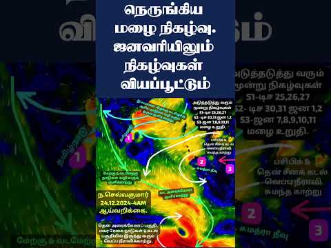 நெருங்கிய மழை நிகழ்வு.ஜனவரியிலும் நிகழ்வுகள் வியப்பூட்டும் #tamil_weather_news