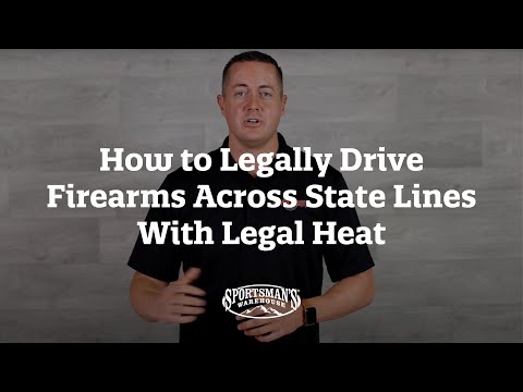 How to Legally Drive Firearms Across State Lines