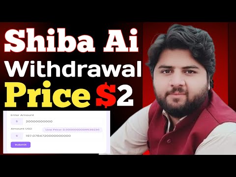 How to Withdraw Shiba Ai Airdrop | Shiba Ai Withdrawal | Shibaai Withdrawal |