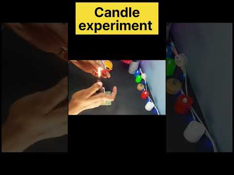 Candle experiment 🕯️🕯️🕯️🕯️ #experimentvideo