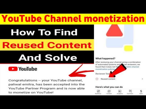 Reused content problem 🤗solve2024 | reused content youtube monetization | Yellow dollar problem2024