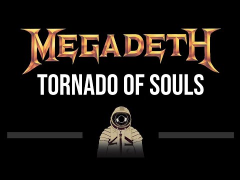 Megadeth • Tornado Of Souls (CC) (Upgraded Video) 🎤 [Karaoke] [Instrumental Lyrics]