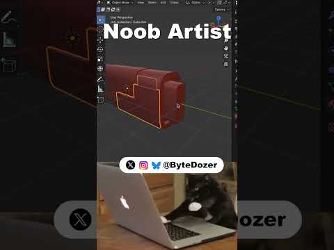 Noob vs Pro artist: Making Panels #blendertutorial #blender #blendercommunity #blender3d #b3d