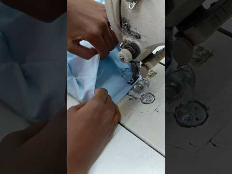 Bottom Hem 23 seconds Challenge #sewing #apparel #howto #factory #garments #factory #kaizen #sew