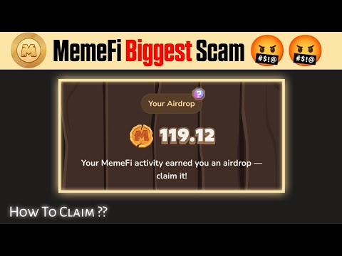 Memefi Coin Withdrawal | Memefi Airdrop Scam | How To Claim MemeFi Tokens | MemeFi New Update