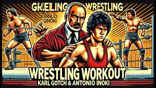 Karl Gotch’s Intense 22-Minute Training Session with Antonio Inoki | Legendary Wrestling Workout