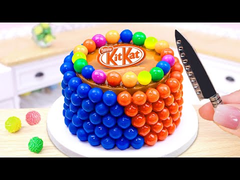 🌈Miniature Cake Decorating ideas with Chocolate🌈Beautiful Mini Rainbow Colorful Cake Dessert Video