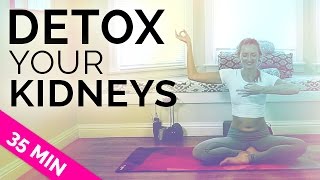 Kundalini Yoga Flow How to Detox Your Kidneys | Yoga for Kidney Stone Problems (35 Mins) All Levels