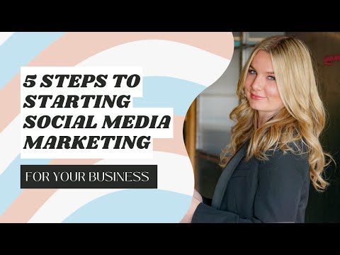 5 Steps to starting Social Media Marketing for your own Business!