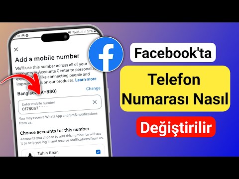 Facebook'ta Telefon Numarası Nasıl Değiştirilir 2025 | Facebook Numarası Değiştirme