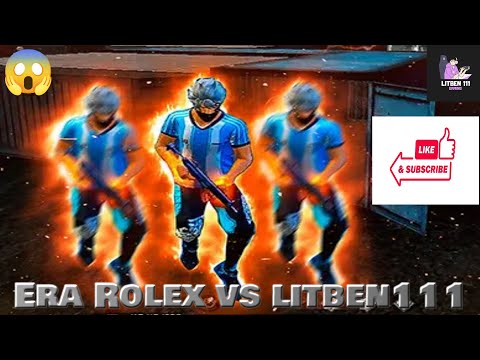 Fully Headshots| Heavy Movements| Era Rolex vs litben111 I litben 111 gaming channel