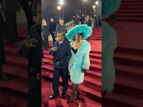 Rihanna arrives at The British Fashion Awards with her A$AP Rocky!