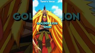 Golden Lion Shiki Is A LIVING LEGEND #anime #onepiece #luffy #shorts