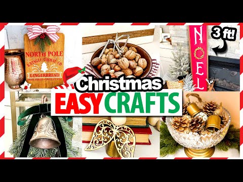 CHEAP Christmas Crafts with thrift store finds! SAVE MONEY on your Christmas decorating! 2024