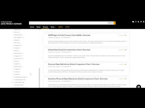 Data Privacy Advisor: How to research by topic and resource type