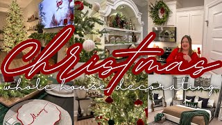 2023🎅🏻🎄3 HOUR CHRISTMAS DECORATING MARATHON | CHRISTMAS DECORATE WITH ME | CHRISTMAS DECORATIONS