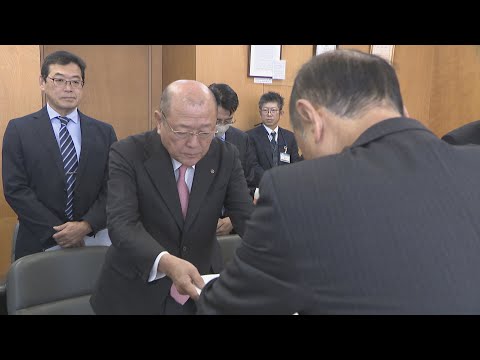 岡山商工会議所などが「中小企業支援」を市長に要望　設備投資の後押しや創業まもない事業者への融資拡充など