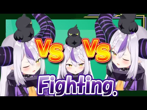 Lap-chan vs Lap-sama vs La+.[ENG SUB/hololive]